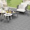 18 Pieces 12 x 12 Inch All Weather Interlocking Deck Tiles Ideal for Outdoor Use